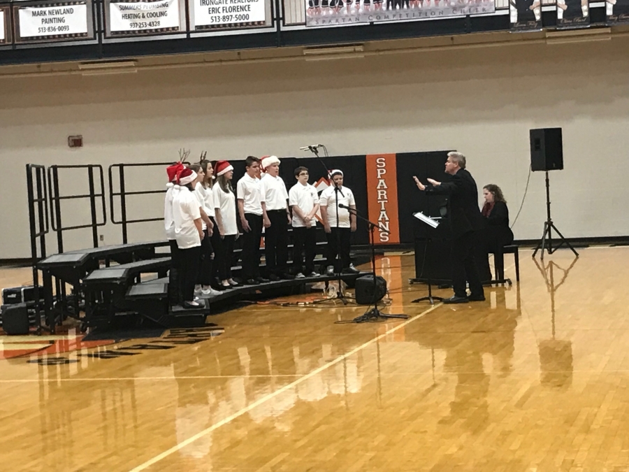 choir members on risers